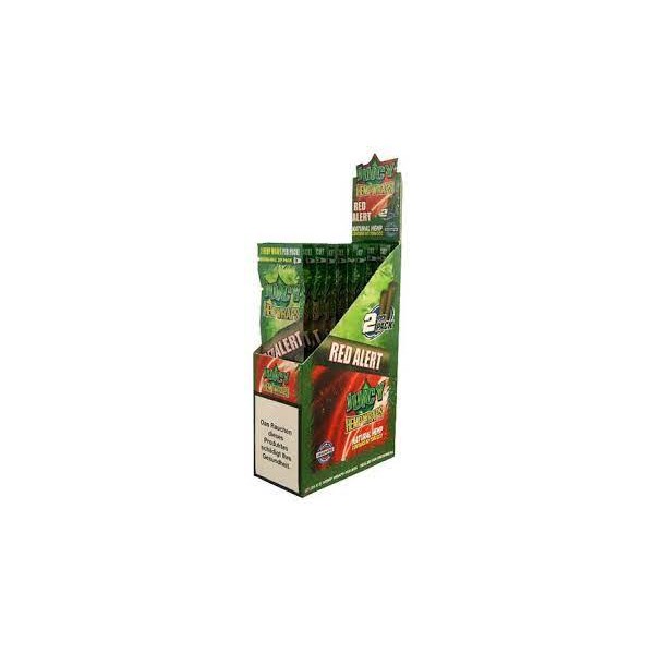Caixa de  Blunt Juicy Jays Hemp Red Alert -Morango (Strawberry)