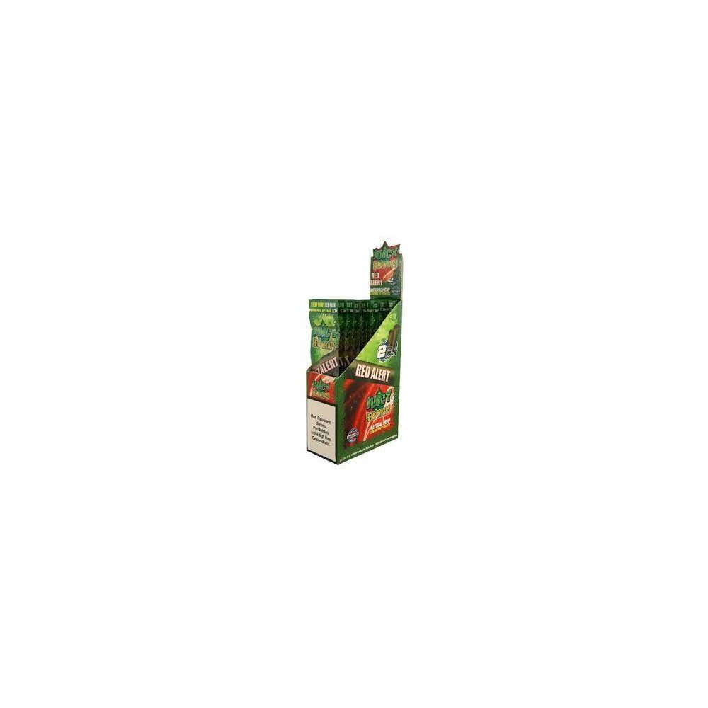 Caixa de  Blunt Juicy Jays Hemp Red Alert -Morango (Strawberry) LOJA DE CULTIVO ONLINE