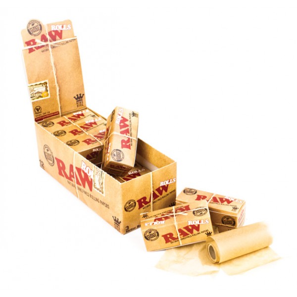 Caixa RAW Classic Rolo 3 mtrs - 12uni LOJA DE CULTIVO PROFISSIONAL