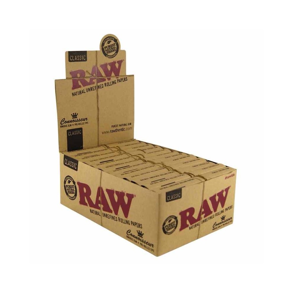 Caixa RAW Connoisseur Classic KS + Filtros GARDEN CENTER LOJA DE CULTIVO ONLINE JARDINAGEM TÉCNICA