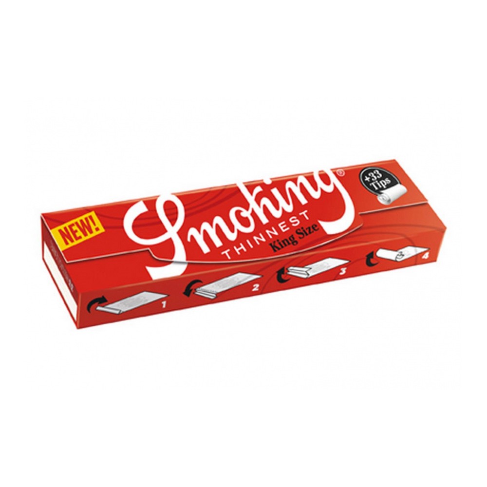 Smoking Thinnest KS + Filtros loja de cultivo headshop