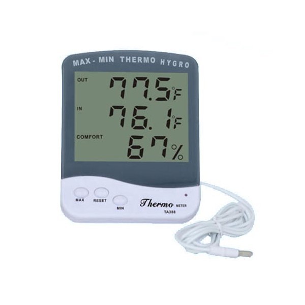 Termohigrómetro Digital TA388 c/ sonda Thermo