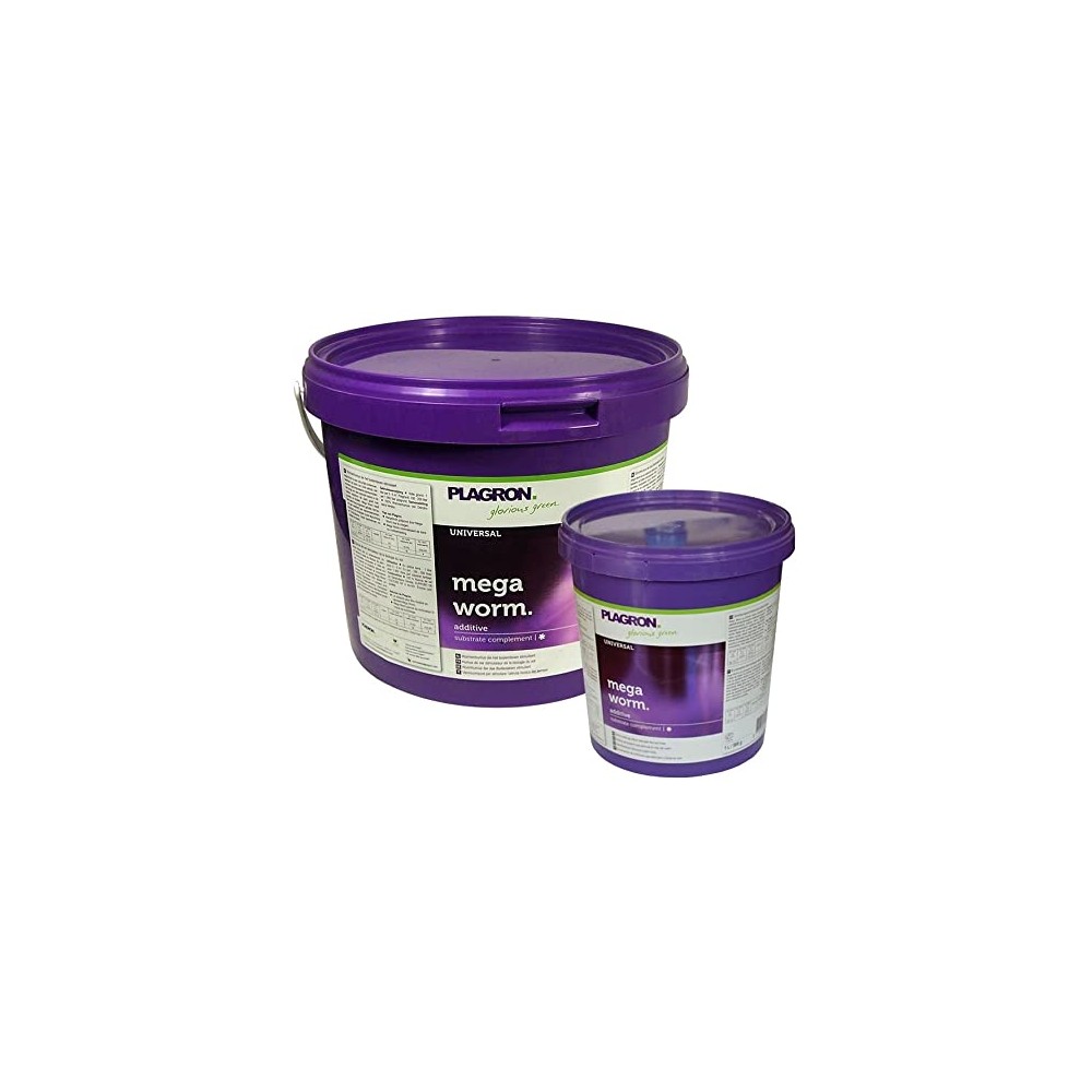 Mega Worm (humus) Plagron 1, 5 e 25L loja de cultivo growshop grow store micro greens loja grow garden center cannabis store