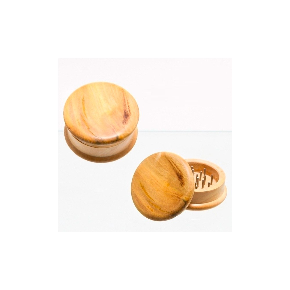 Grinder Madeira Liso 50 mm loja de cultivo growshop cultivo indoor lumatek biobizz advanced nutrients