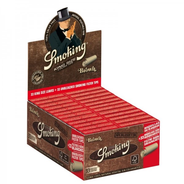 Caixa Smoking Brown KS + Filtros