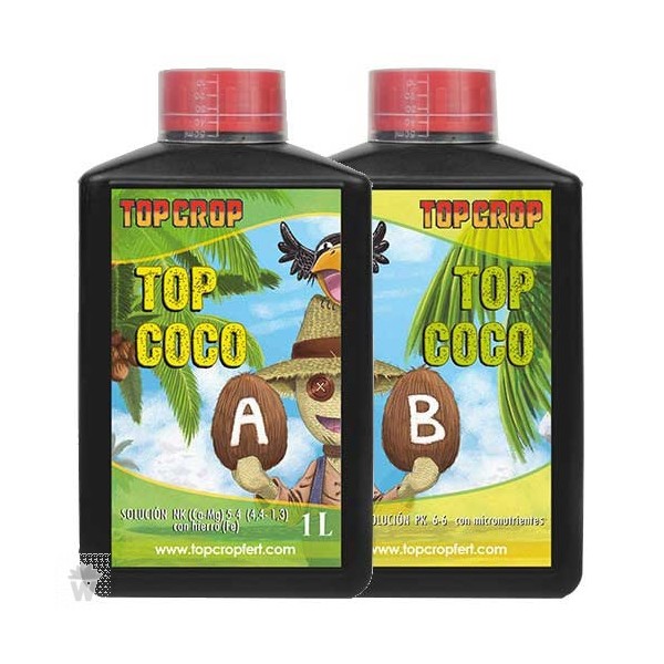 Top Coco A + Top Coco B 1 L e 5L Top Crop loja de cultivo growshop cultivo indoor lumatek