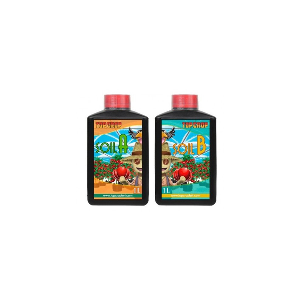 Soil A + Soil B 1 L e 5L  Top Crop