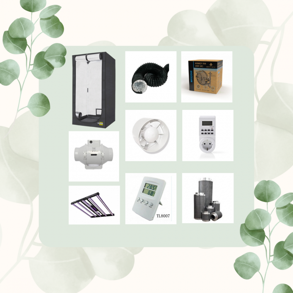 Kit Cultivo Completo LED Lumatek ZEUS PRO 465W 2.9 growshop cultivo interior grow led kit completo lumatek