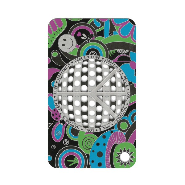 Grinder Card Peace RALADOR DE CARTÃO GARDEN CENTER LOJA DE CULTIVO ONLINE CARTÃO RALADOR