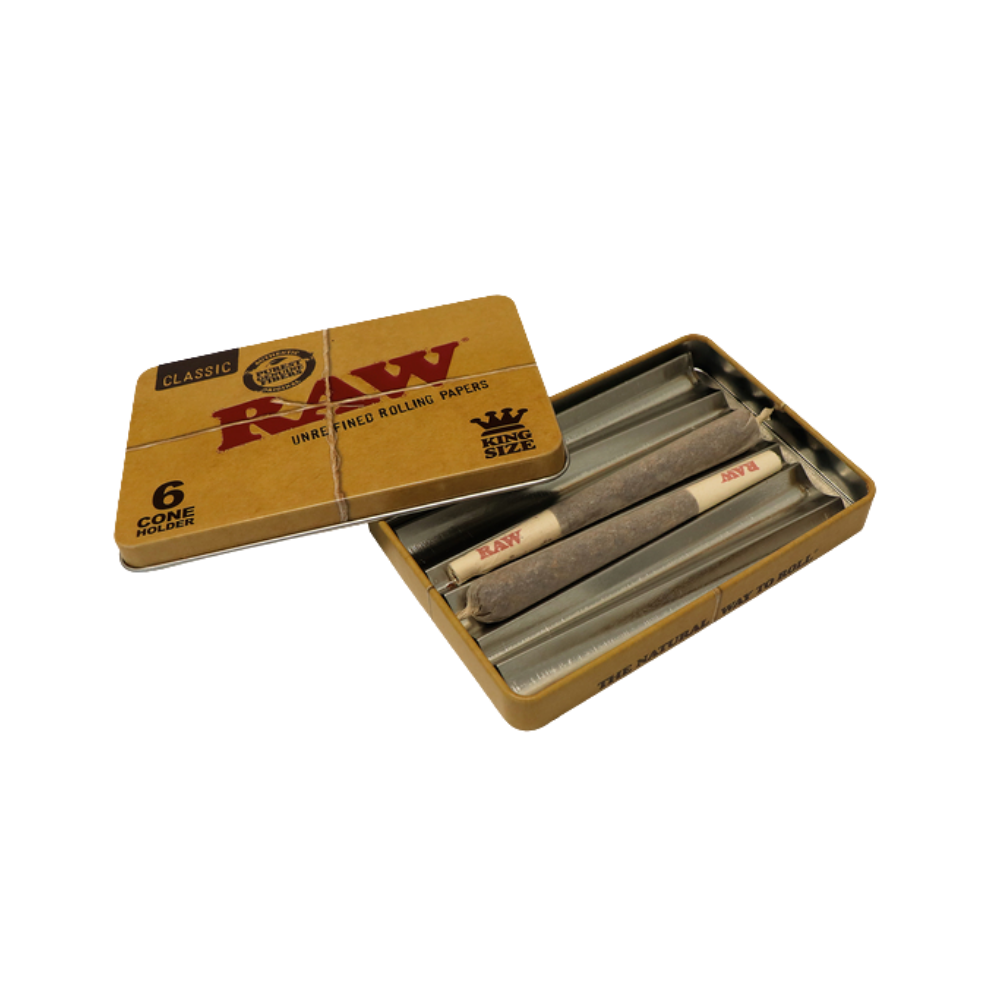 Raw Caixa de Metal 6 cones