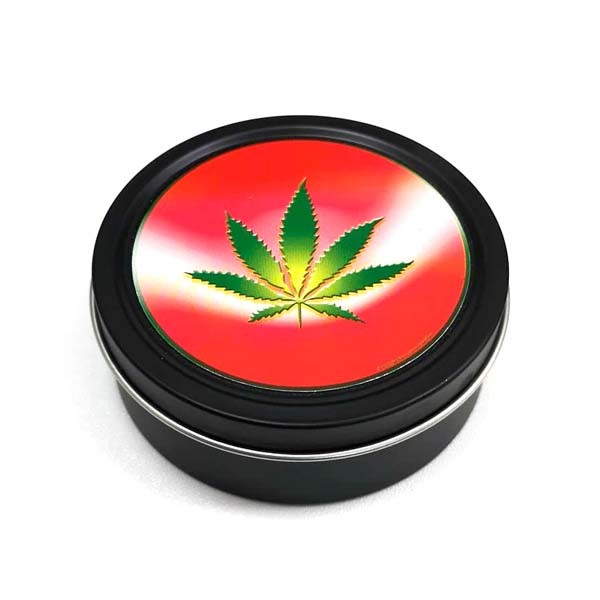 Caixa Redonda Leaf RED