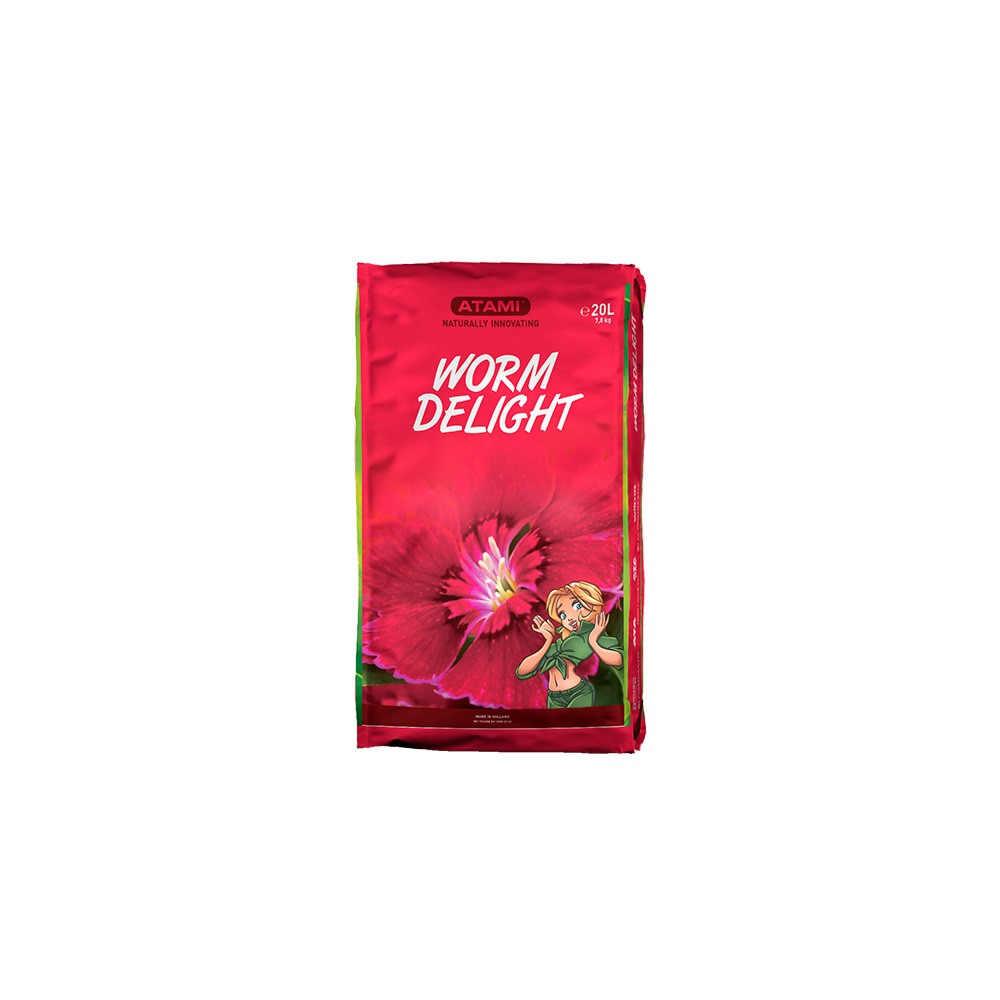 Humus de Minhoca Atami - Worm Delight 20L Atami loja de cultivo ONLINE soil for plants worm