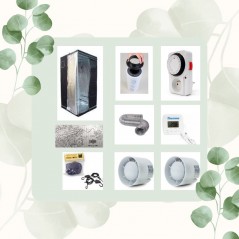 Kit Led The Jackson 250W ARMARIO 80X80X160 kit cultivo indoor loja de cultivo growshop lumatek biobizz