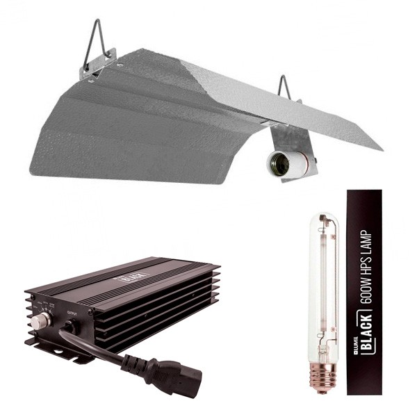 Kit 600w Lumii Black Eletrónico  LOJA DE CULTIVO ONLINE GARDEN IN YOUR APARTMENT