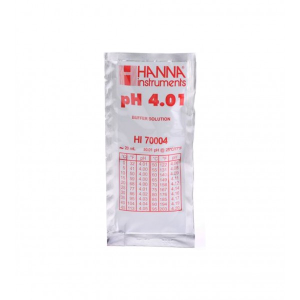 Solução de Calibragem pH 4.01 20 ml Hanna