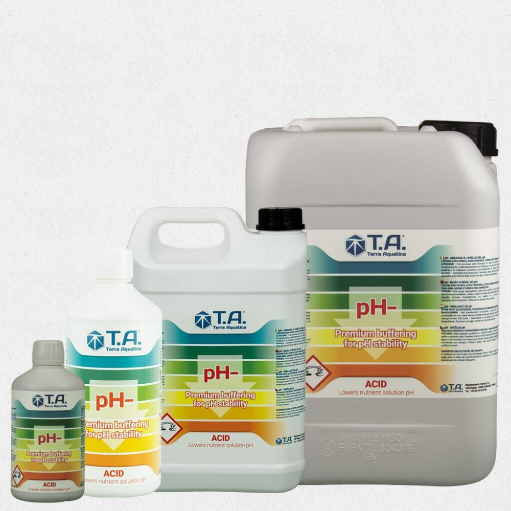 PH Down 500ml até 5L Terra Aquatica LOJA DE CULTIVO GROWSHOP online garden center cultivo interior hidroponia hidroponic store