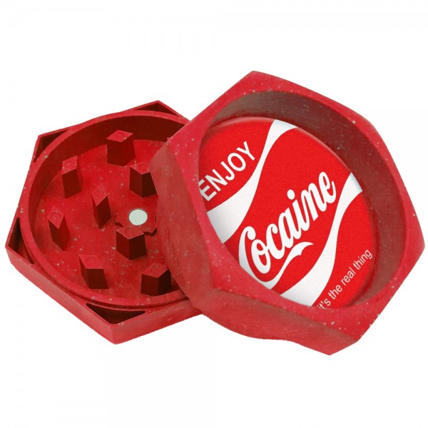 Grinder Biodegradável Enjoy Cocaine 68 mm