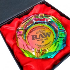 Cinzeiro de Vidro Raw Rainbow 11 cm LOJA DE CULTIVO ONLINE