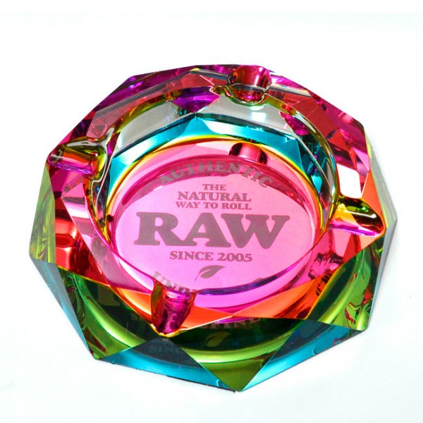 Cinzeiro de Vidro Raw Rainbow 11 cm LOJA DE CULTIVO ONLINE