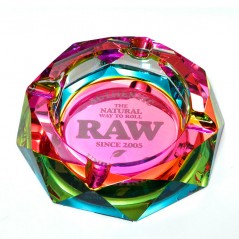 Cinzeiro de Vidro Raw Rainbow 11 cm LOJA DE CULTIVO ONLINE
