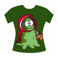 T-Shirt Feminina Budzinha Vermelha