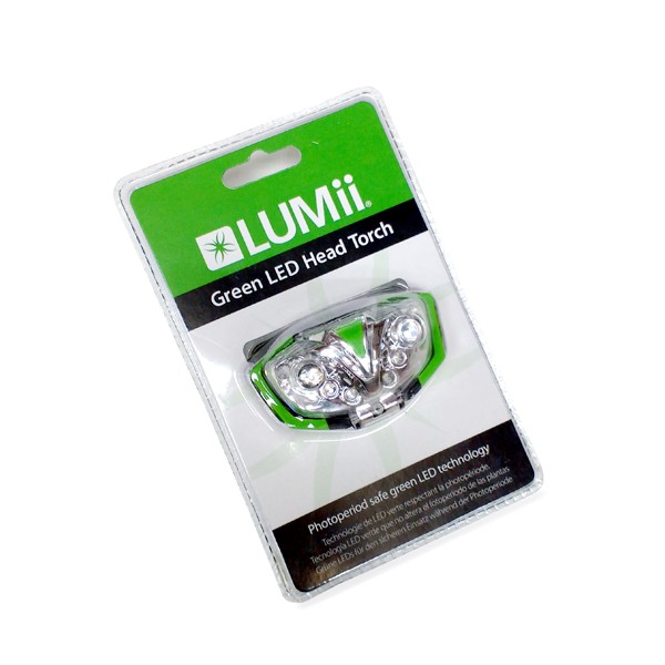 Lanterna Frontal Led Verde Lumii LOJA DE CULTIVO ONLINE