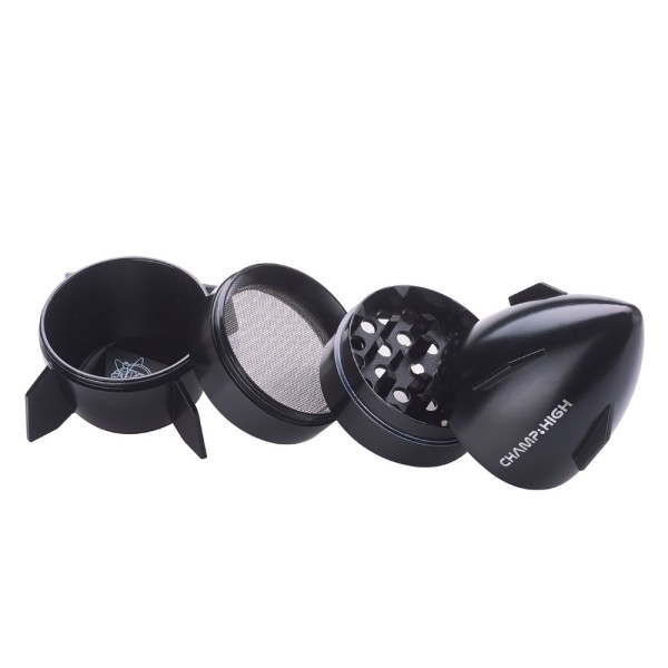 Grinder de Metal Space Black 50 mm loja de cultivo growshop cultivo indoor headshop