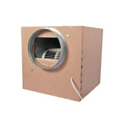 Extractor ISOBOX 250mm Madeira HDF 2500 m3/h loja de cultivo growshop cultivo indoor grow store