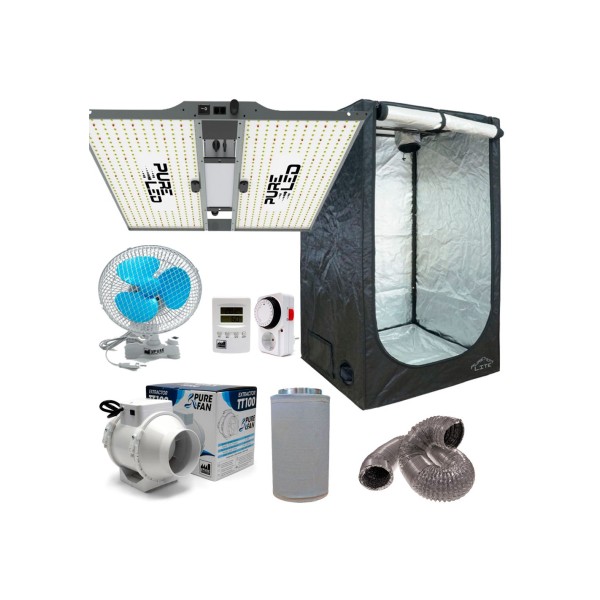 KIT Cultivo Q240 Completo PURE LED Q240 FULL SPECTRUM LOJA DE CULTIVO ONLINE GARDEN CENTER LED FOR PLANT GARDENING