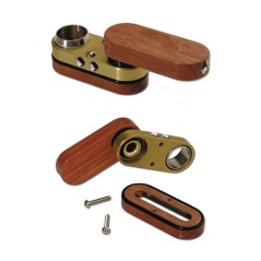 Cachimbo de Metal & Madeira 7.5cm Varias Cores