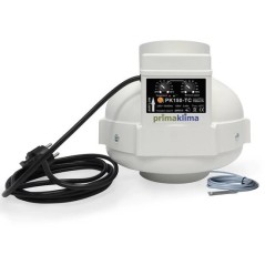 Extractor 800 m3/h Prima Klima + controlador garden center LOJA DE CULTIVO PROFISSIONAL