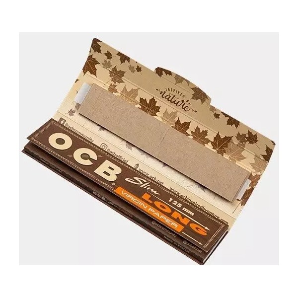 Caixa Mortalhas OCB slim long Virgin King Size