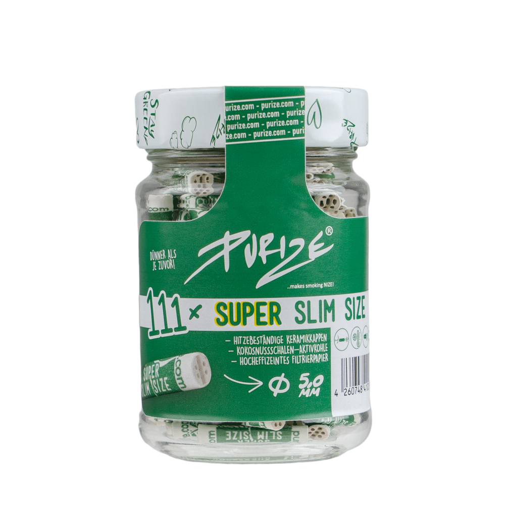 Filtros Purize Super Slim 111 Unidades Branco