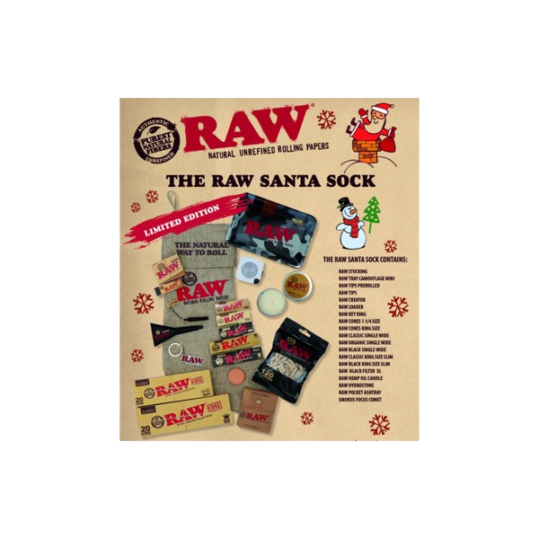 RAW SANTA SOCK NATAL