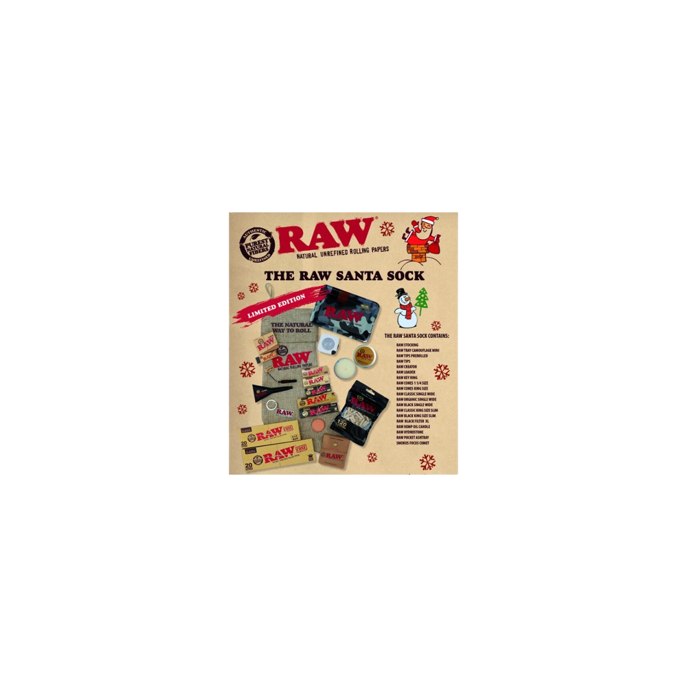 RAW SANTA SOCK NATAL