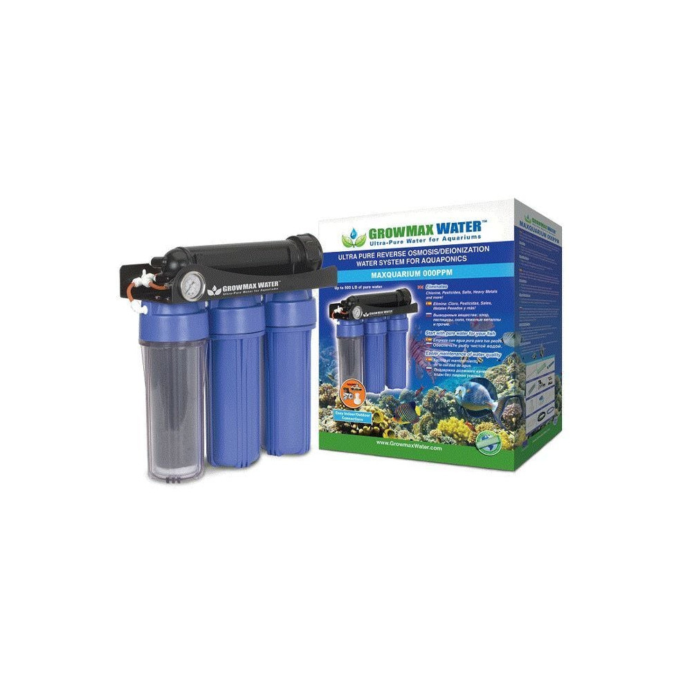 Maxquarium 000 PPM Osmose Inversa GrowMax WATER FILTER GROWSHOP ONLINE GARDEN CENTER HYDROPONIC STORE