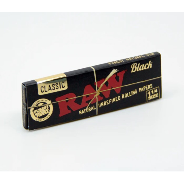 Raw Black 1 1/4 growshop online headshop online garden center loja de cultivo online raw portugal smoke papers raw smoke papers