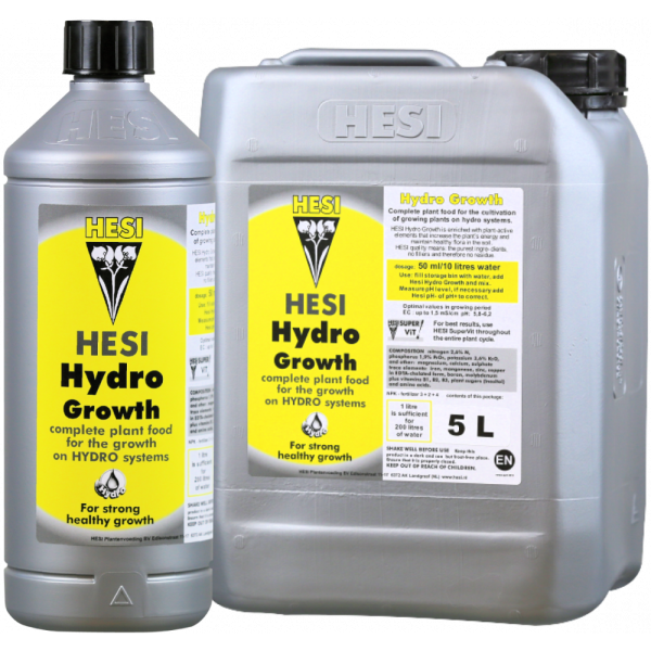 Hesi Hydro Growth 1L, 5L, 10L e 20L LOJA DE CULTIVO ONLINE GARDEN CENTER