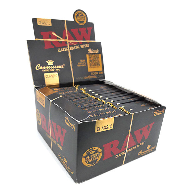 Caixa Raw Black King Size + Filtros LOJA DE CULTIVO ONLINE