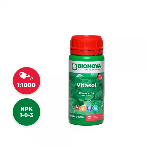 VitaSol BioNova 250ml e 1L loja de cultivo growshop bionova lumatek