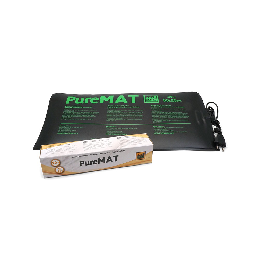 Tapete Aquecedor PURE FACTORY (20W) 53X25CM Manta térmica Heating blanket GROWSHOP ONLINE GARDEN CENTER LOJA DE CULTIVO