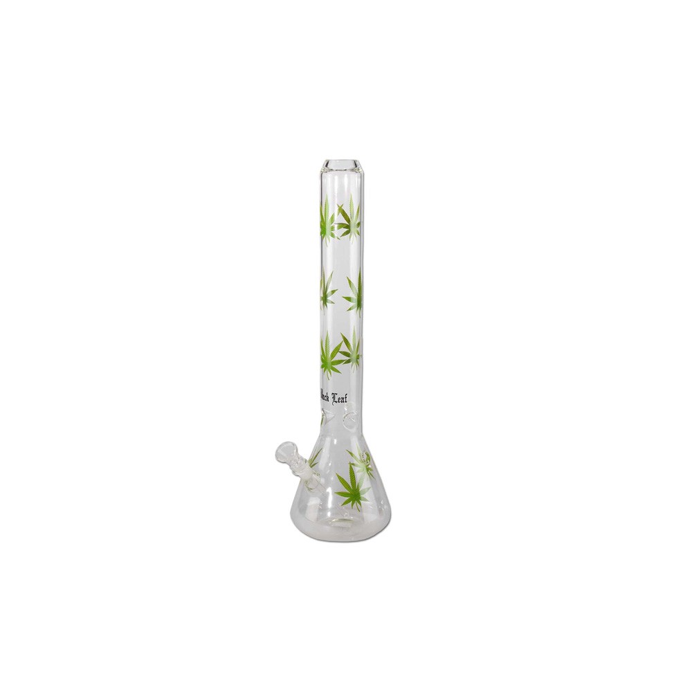 Bong de vidro Icer Green Leaves 45 cm
