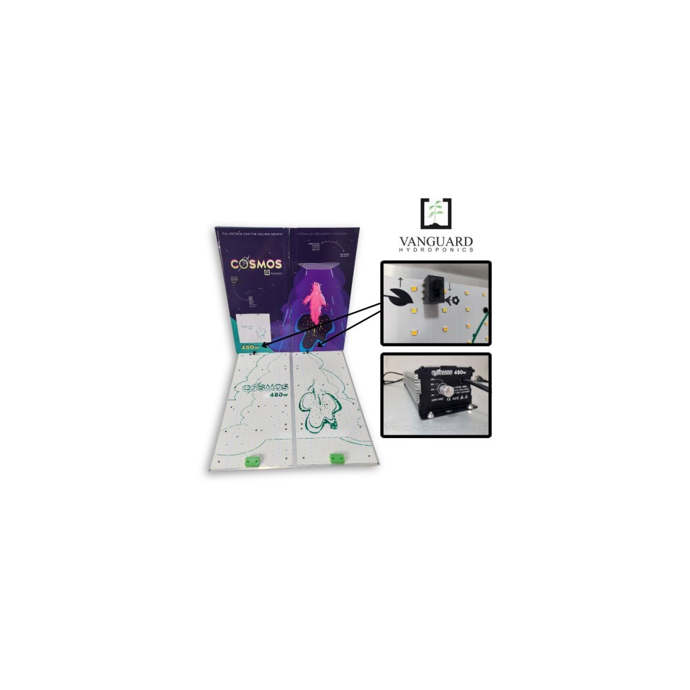 Led 480 W Cosmos Vanguard GROWSHOP ONLINE GARDEN CENTER LOJA DE CULTIVO ONLINE GROW INDOOR