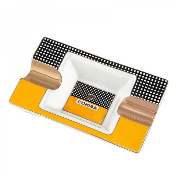 Cinzeiro Porcelana Cohiba 16x9 cm
