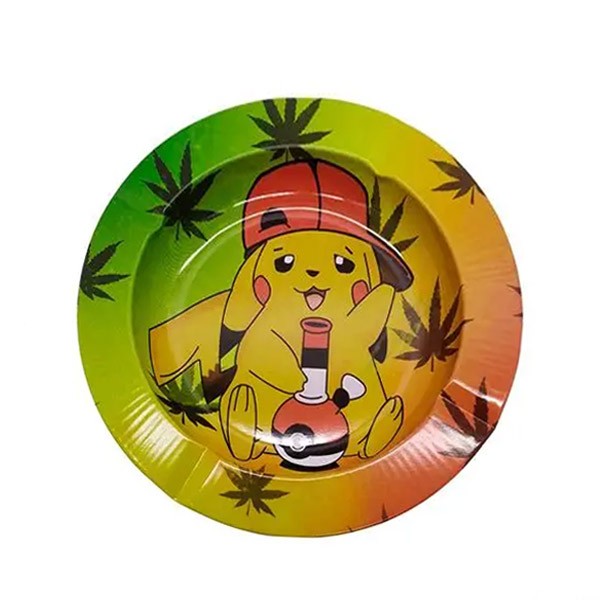 Cinzeiro Metal Leaf Pikachu 13.5 cm ASHTRAY GROWSHOP ONLINE GARDEN CENTER LOJA DE CULTIVO ONINE GROW INDOOR