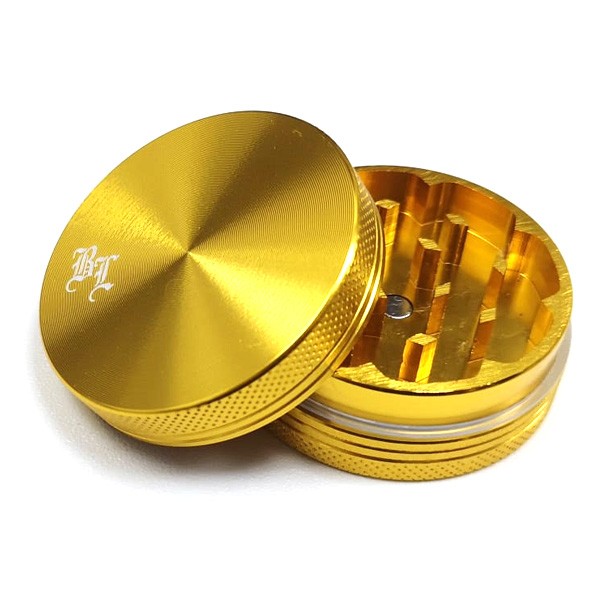 Grinder Metal Black Leaf Gold 50 mm
