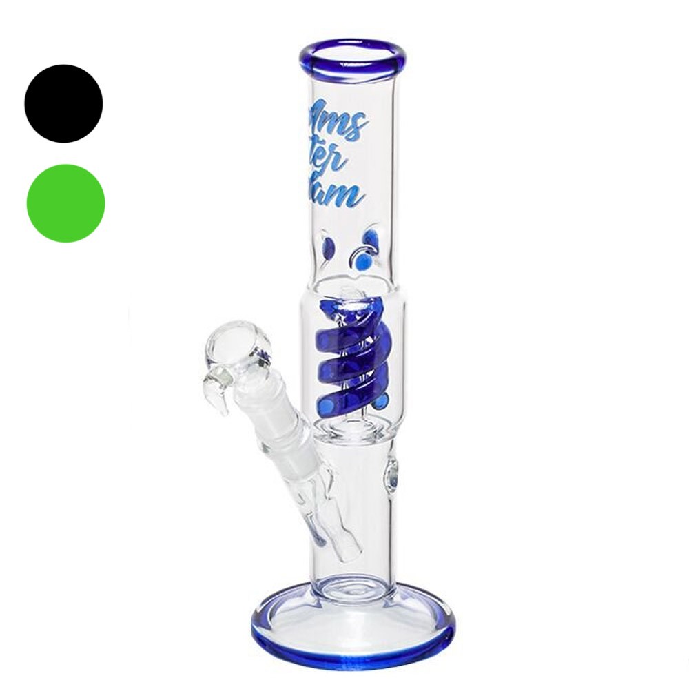 Bong de Vidro Ice Recto Amsterdam 40 cm Mix Color