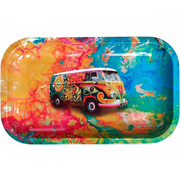 Bandeja de Metal Hippie 27x16cm