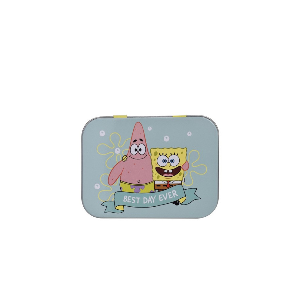 Caixa de Metal 11x8x2.5 cm. Bob Esponja