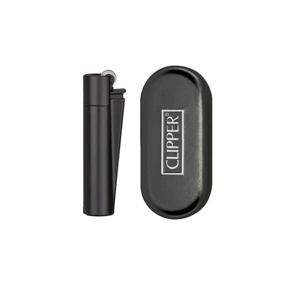 Isqueiro Clipper Metal Classic Black